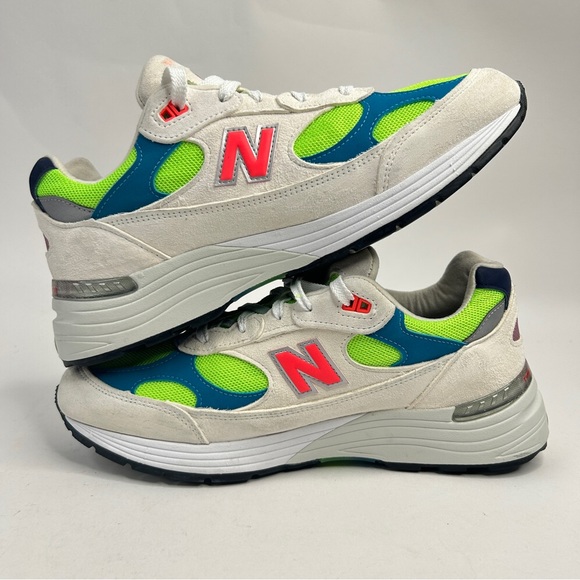 New Balance 992 “White Neon Cyan” 2023 - Picture 3 of 8